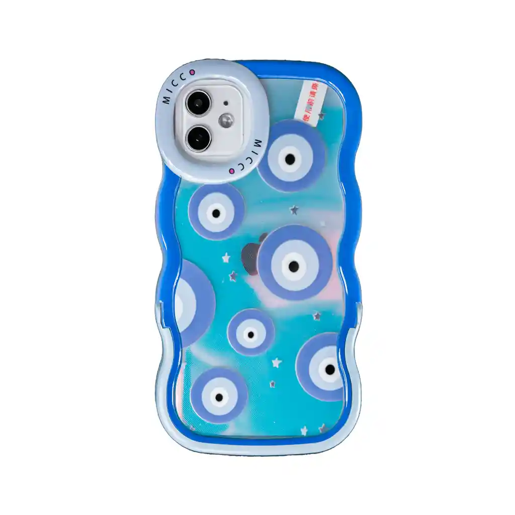 Estuche Iphone 11 Ondas Print (turcos)