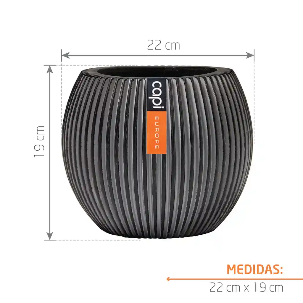 Matera Ball Groove 22 Cm Negro