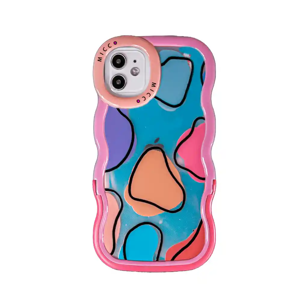 Estuche Iphone Xr Ondas Print (manchas)