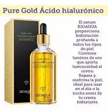 Serum Facial Pure Gold Hyaluronic Essence 100ml Bioaqua Ref 252