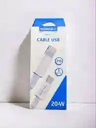 Cable Tipo C To A Lightning Para Iphone Speedsong 20w