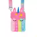 Push Pop It Bolso Unicornio Kawai, Monedero Popit Con Lazo