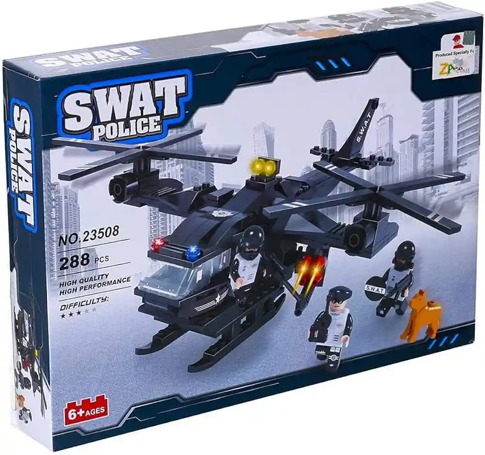 Juguete Armatodo Ausini - Swat Police - 288 Pcs