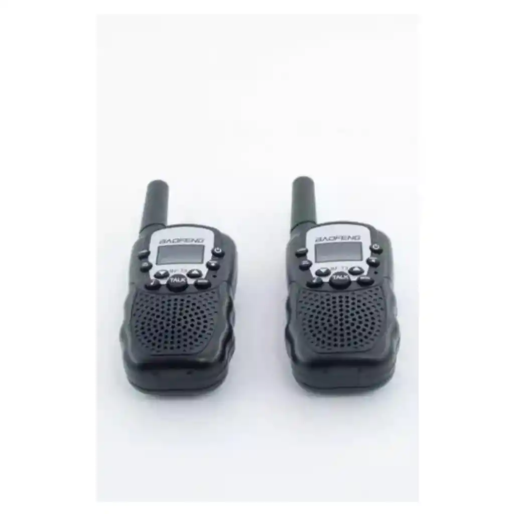 Radio Mini Walkie Talkies Bf T3 X 2 Baofeng Negro 22 Canales