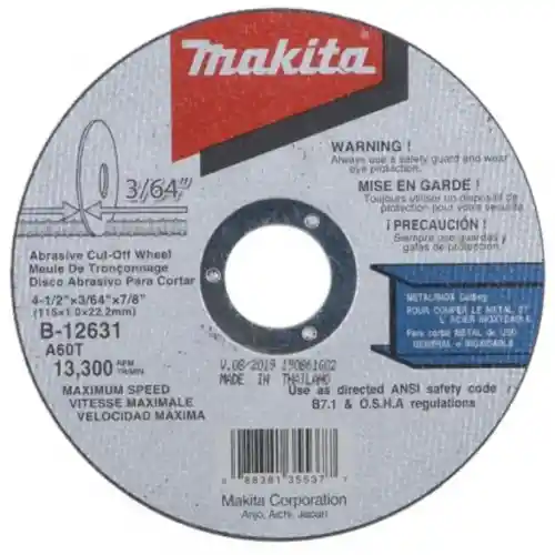 Disco De Corte Metal Makita 4 1/2"