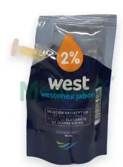 West (wescohex Jabon 2% Antisepatico 60 Ml