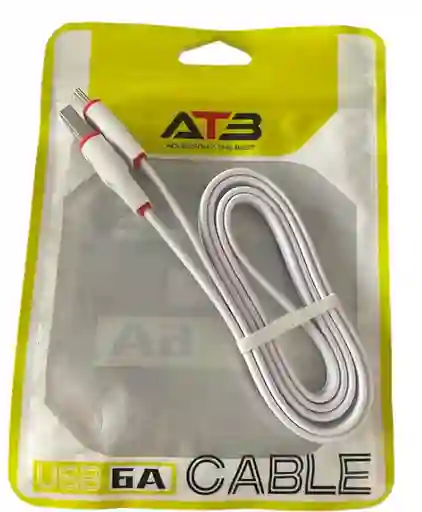 Cable Plano Atb 6a De Usb A Tipo C 1m