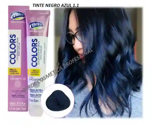 Tinte Negro Azul 1.1 Meicy 75ml