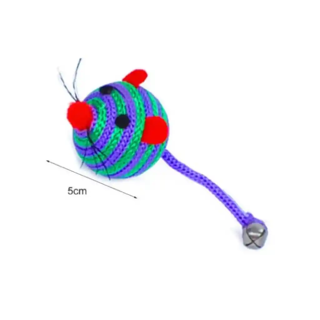 Juguete Para Mascota Raton X 4 Cabuya Np-j815