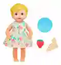 Muñeca Little Mommy Hagamos Un Picnic Vestido Flores