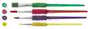 Paquete De Pinceles Faber Castell Ergonomicos X4 Unds Soft Touch (#12 Plano, #10 Redondo, #6 Redondo Y #2 Redondo)