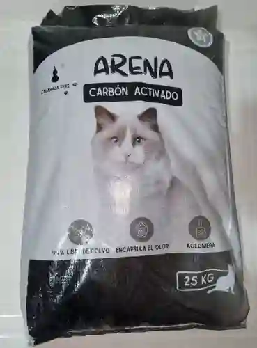 Arena Calabaza Pets Carbon Activado 25 Kg