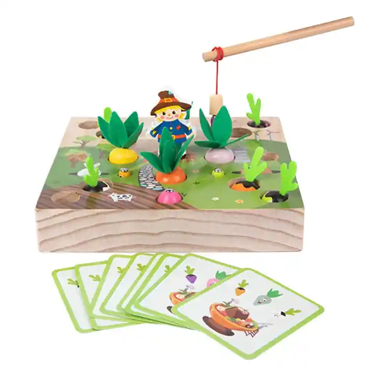 Juego De Mesa Pesca Magnética La Granja Motricidad Niño Niña