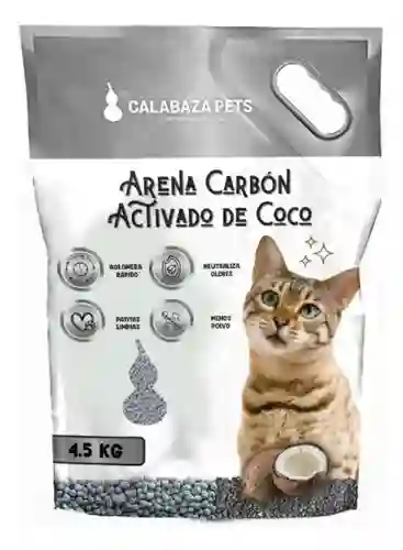 Arena Calabaza Pets Carbon Activado 4.5kg