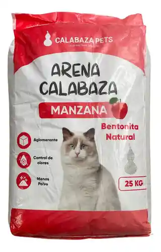 Arena Calabaza Pets Manzana 25kg