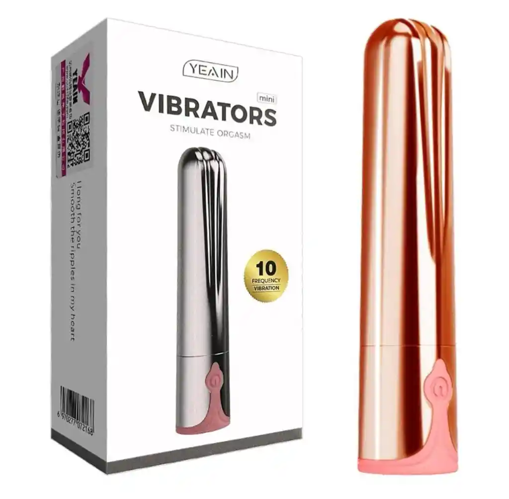 Bala Vibradora Recargable De Lujo 10 Velocidad + Lubricante Neutro