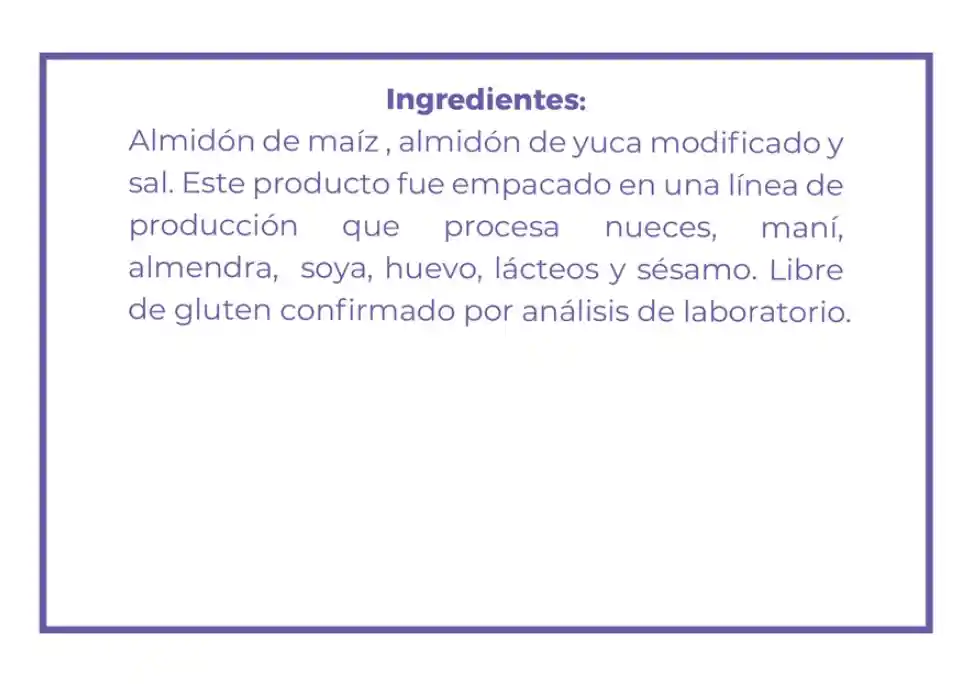 Premezcla Waffle De Pandeyuca Marca Alcagüete Embalaje De 1 Unidad Por 400gr