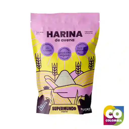 Harina Integral De Avena Sin Gluten Marca El Süper Mundo Embalaje De 1 Unidad Por 250g Stock Disponible De 665