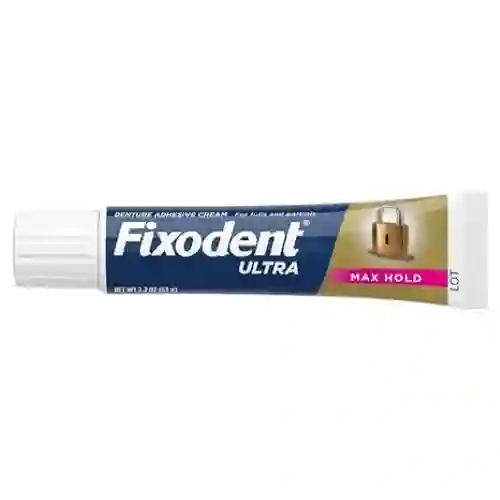 Crema Fixodent Ultra Hold X2 Unds - Dentadura Postiza