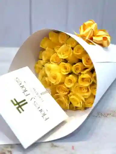 Bouquet De Rosas Amarillas