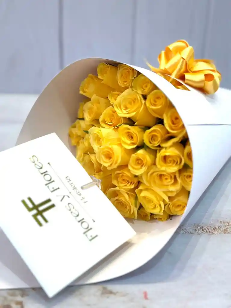 Bouquet De Rosas Amarillas