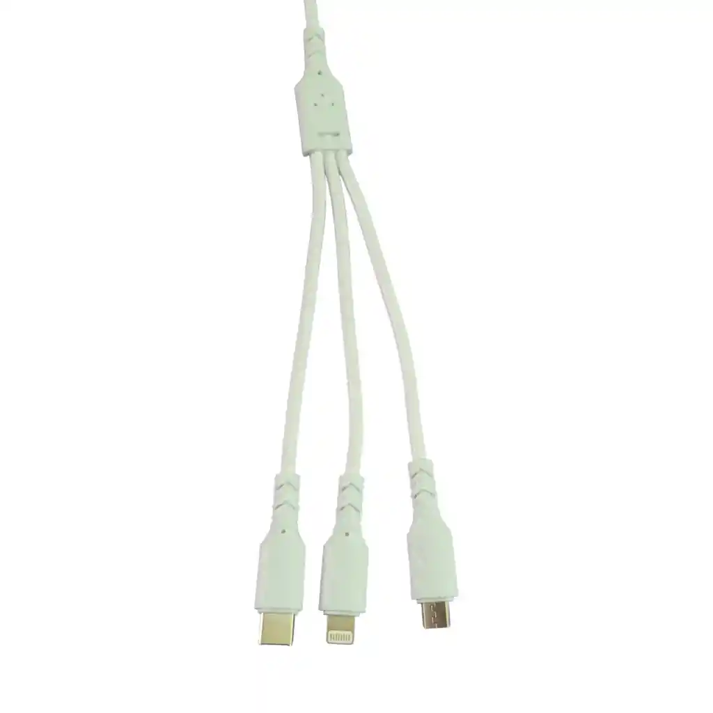 Cable De Datos Y Carga 3 En 1 Usb-c/micro Usb /lighting Agregar A Favoritos $ 19.900