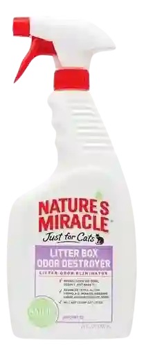 Nature Miracle Gato Destructor De Olores Caja Arena Sin Perfume Spray 24 Oz