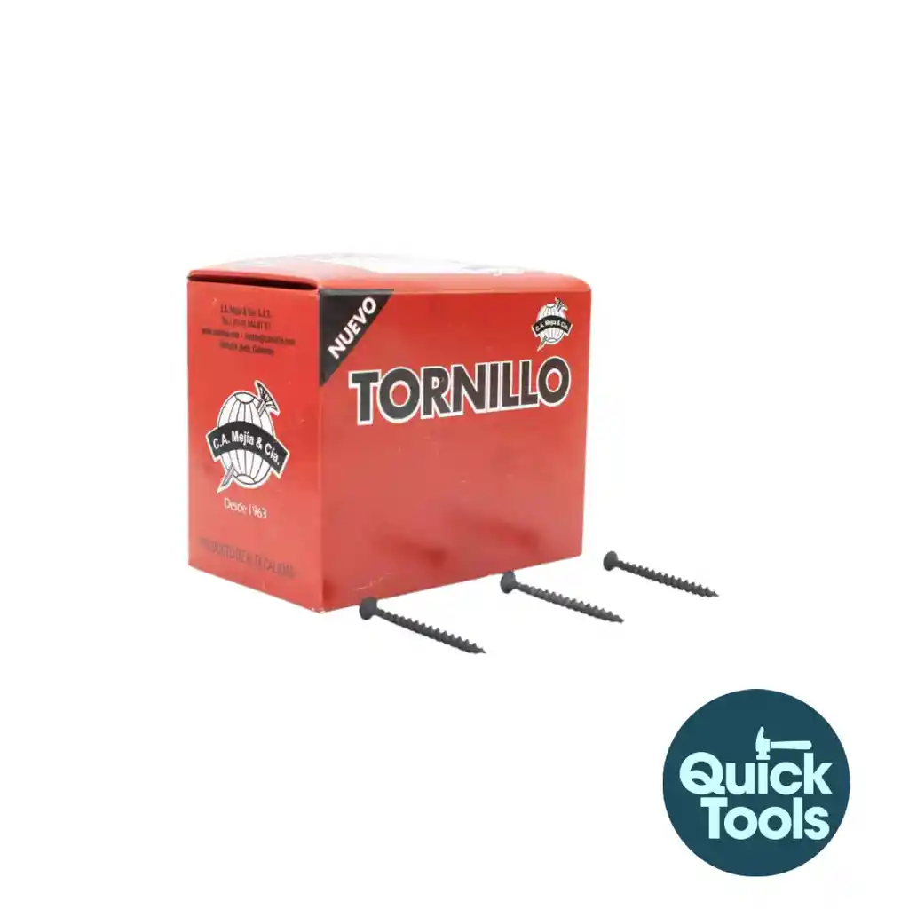 Tornillo Drywall #7-2"" 500und