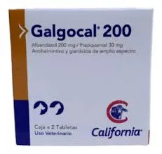Desparasitante Galgocal 200 X2 Tabletas