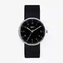 Inkanta Reloj Classic Pulso Cuero Negro Tablero Negro