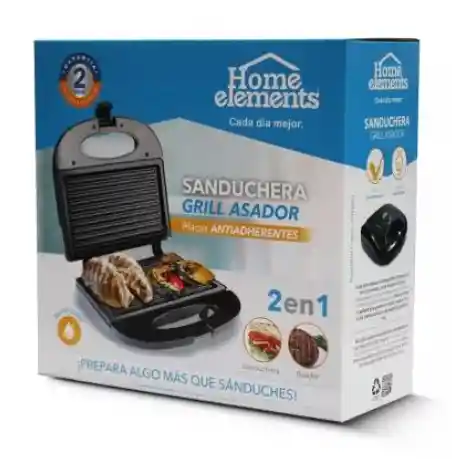 Sanduchera Home Elements Grill Asador