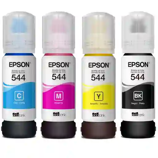 Kit X4 Tintas Originales Epson 544 X70ml