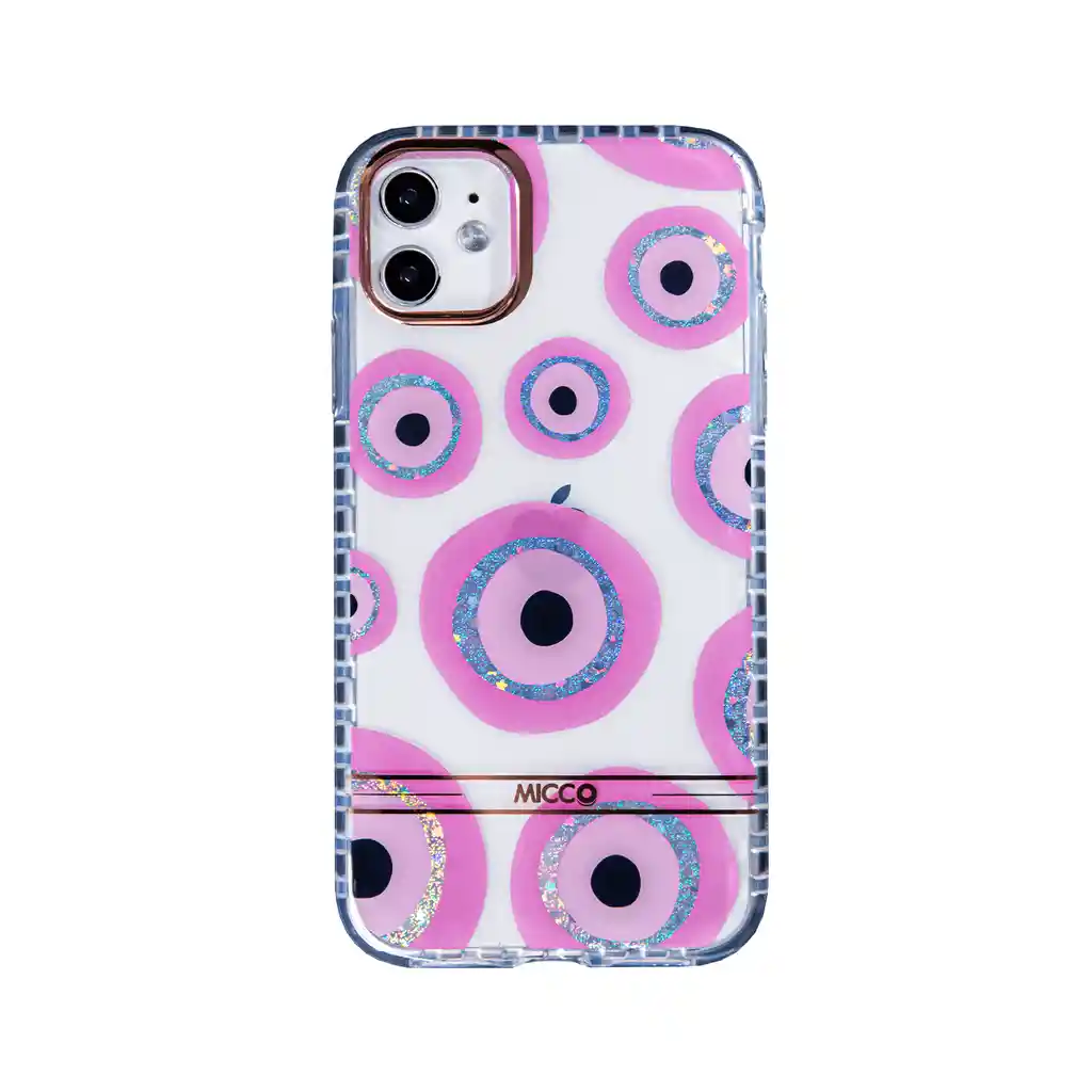 Estuche Iphone 13 Pro Max Ava (ojos Turcos Rosas)