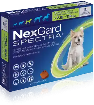 Nexgard Spectra Perro Mediano 7.5