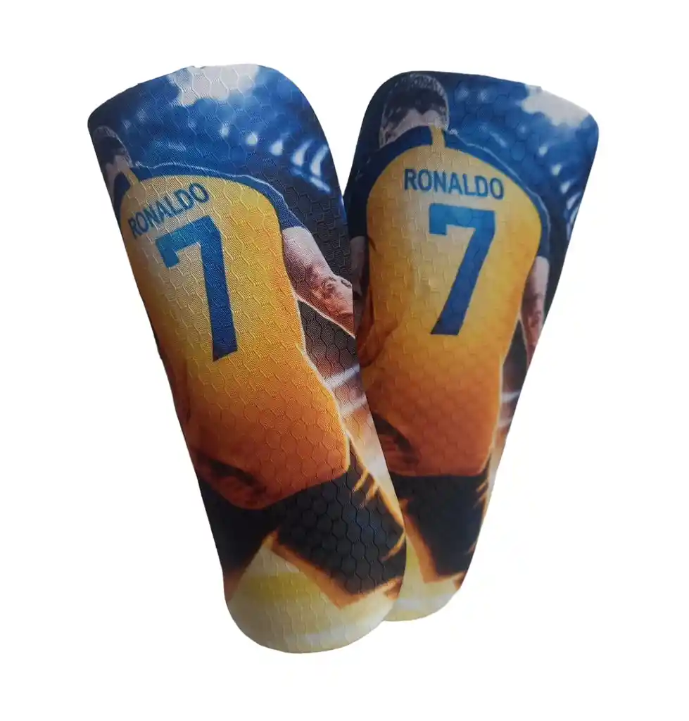 Canilleras De Fútbol Talla: M Alnassr Niño / Adulto Cr7 Cristiano