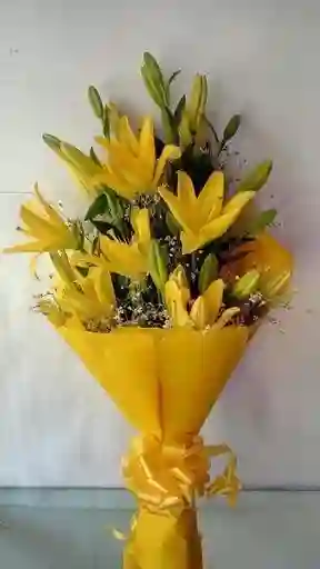 Bouquet Liririos Amarillos