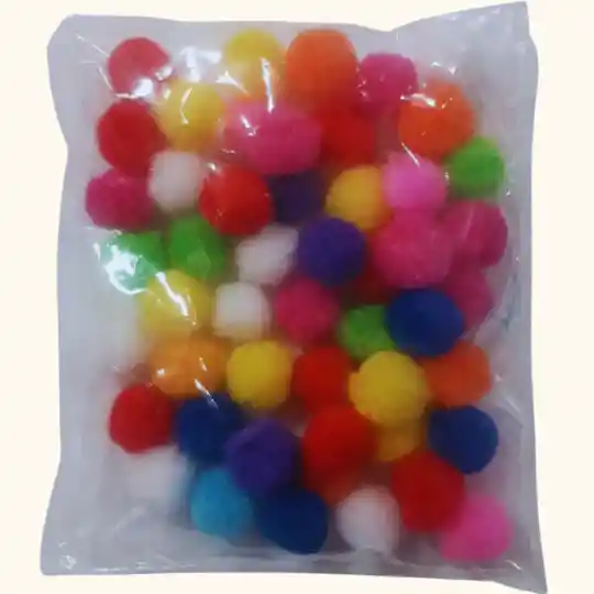 Pompon En Lana 10 Mm