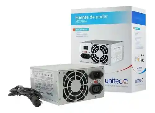 Fuente De Poder Atx 750w Unitec