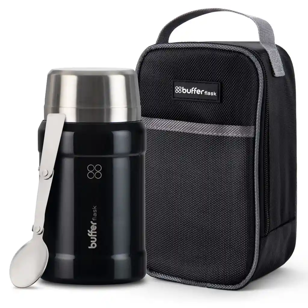 Termo Comida Y Liquido Buffer Multiproposito 800ml + Bolso