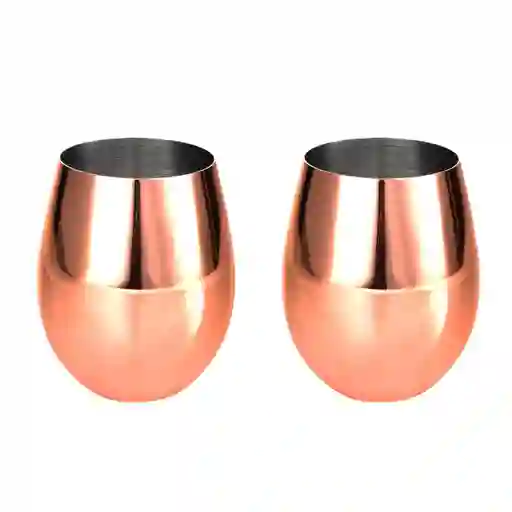 Mug Vasos Cobre Set 2 Cantina Moscow Mule Coctel Inoxidable