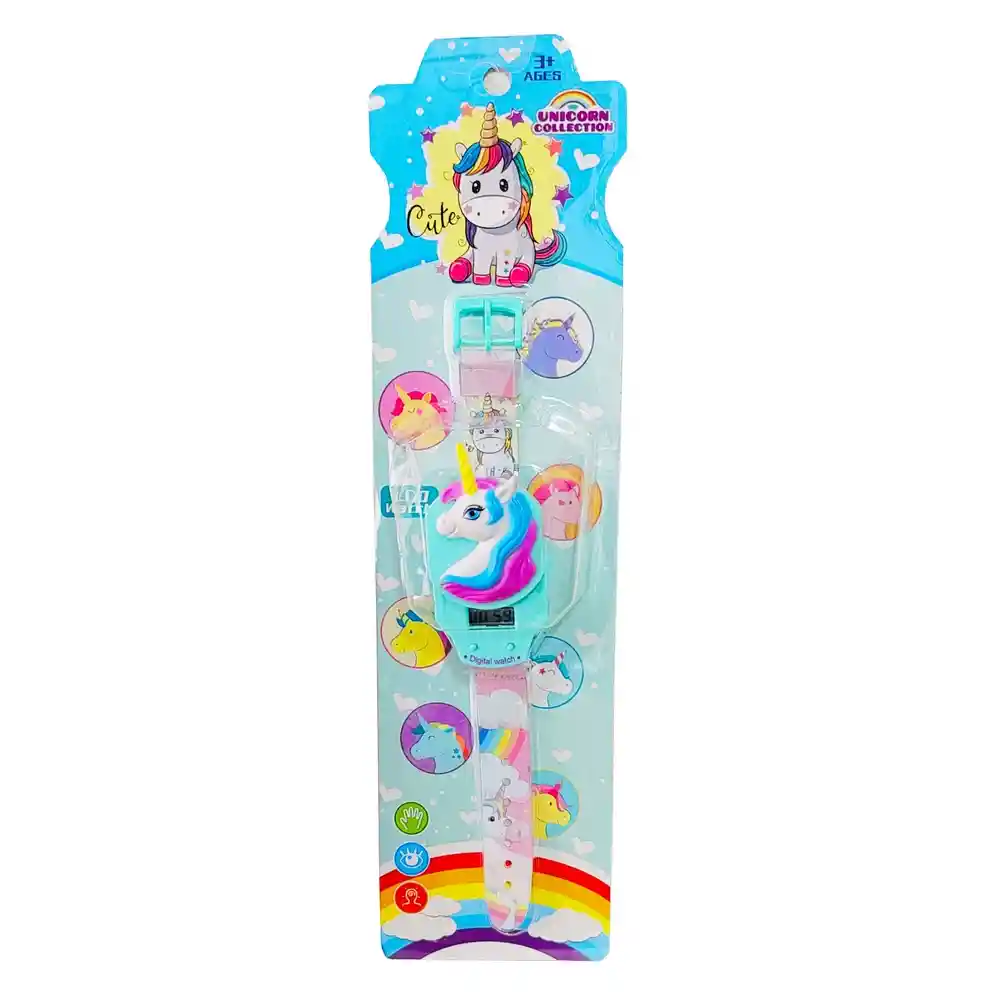 Reloj Niñas Digital Tapa Infantil Unicornio Pony Niñas Poni