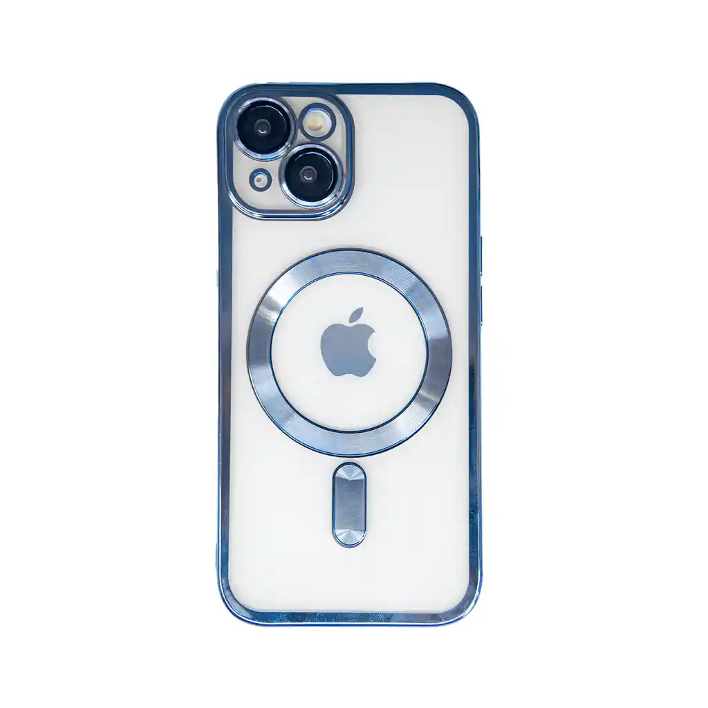 Estuche Iphone 15 Magsafe Brillo (azul)