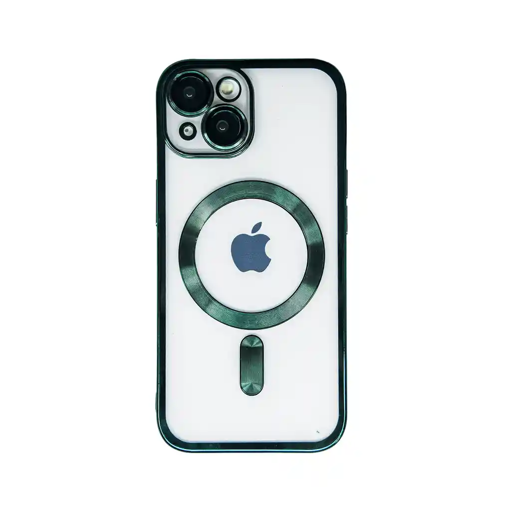 Estuche Iphone 15 Pro Max Magsafe Brillo (verde)