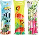 Flotador Colchoneta Piscina Colchón Inflable Agua Colores Surtidos
