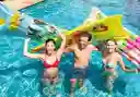 Flotador Colchoneta Piscina Colchón Inflable Agua Colores Surtidos