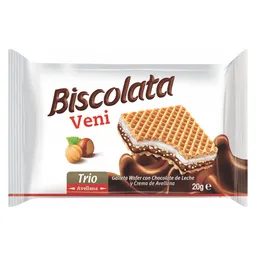 Biscolata Veni Wafer Cubierta De Chocolate