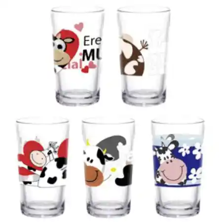 Vaso Siena Bebidas Decorado Vacas 10oz