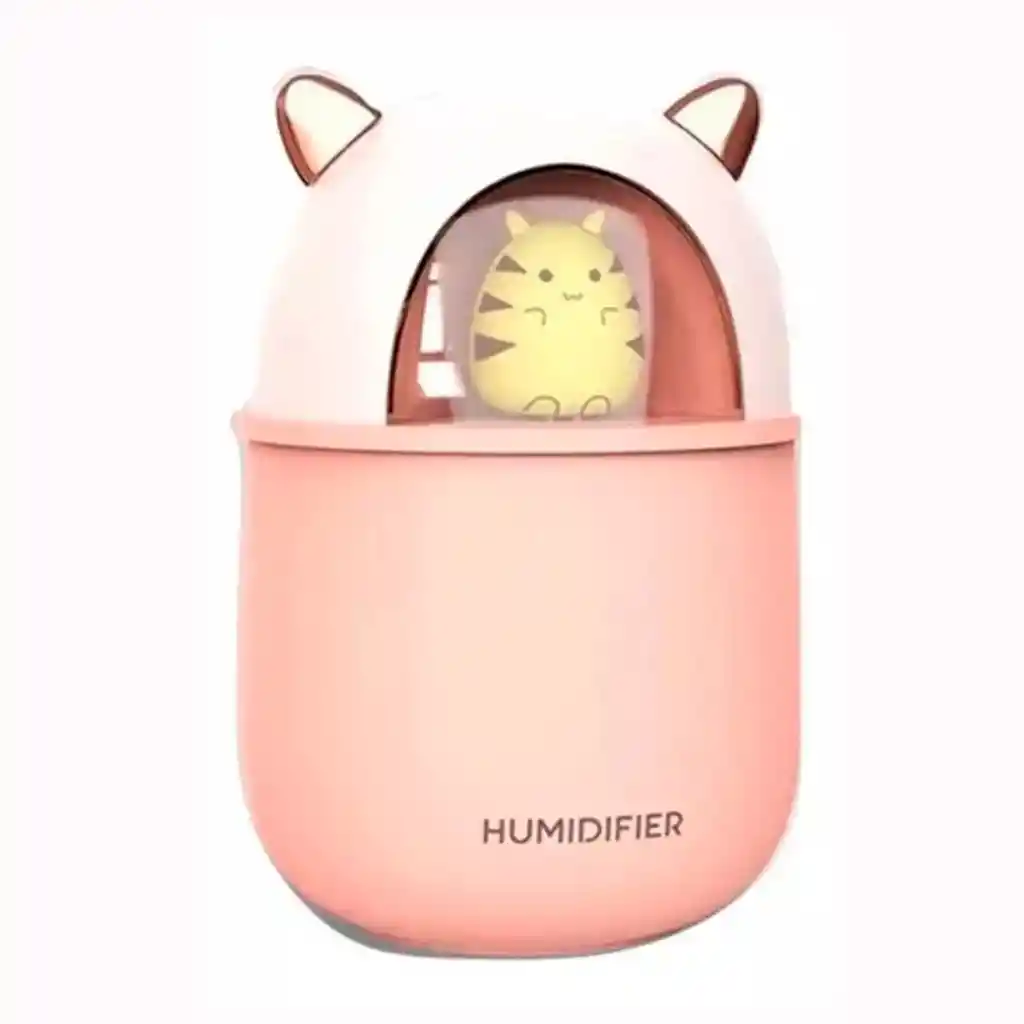 Humidificador Difusor Ultrasónico De Gato + Esencia