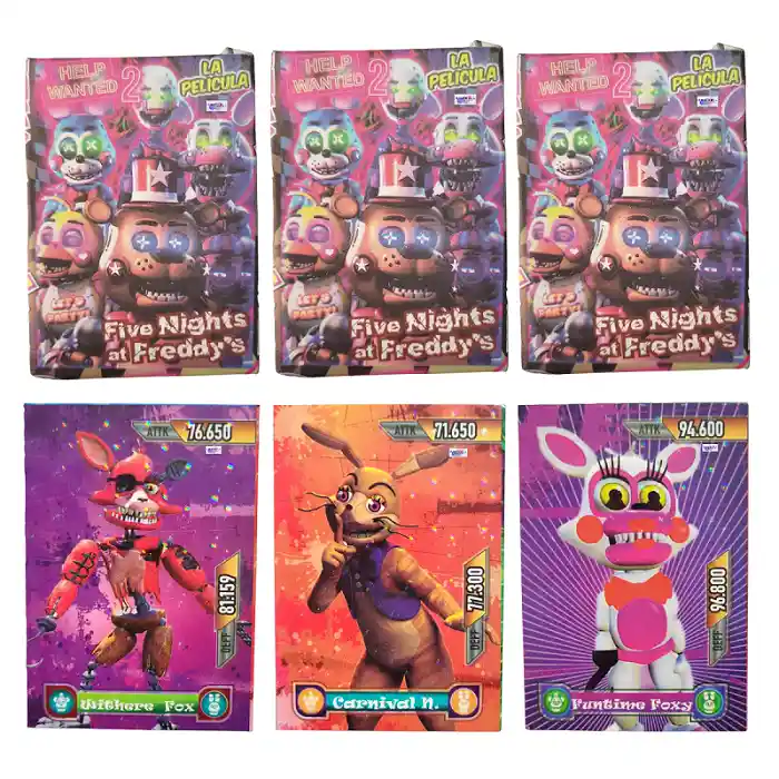 150 Cartas De Juego Coleccionables Five Nights At Freddys