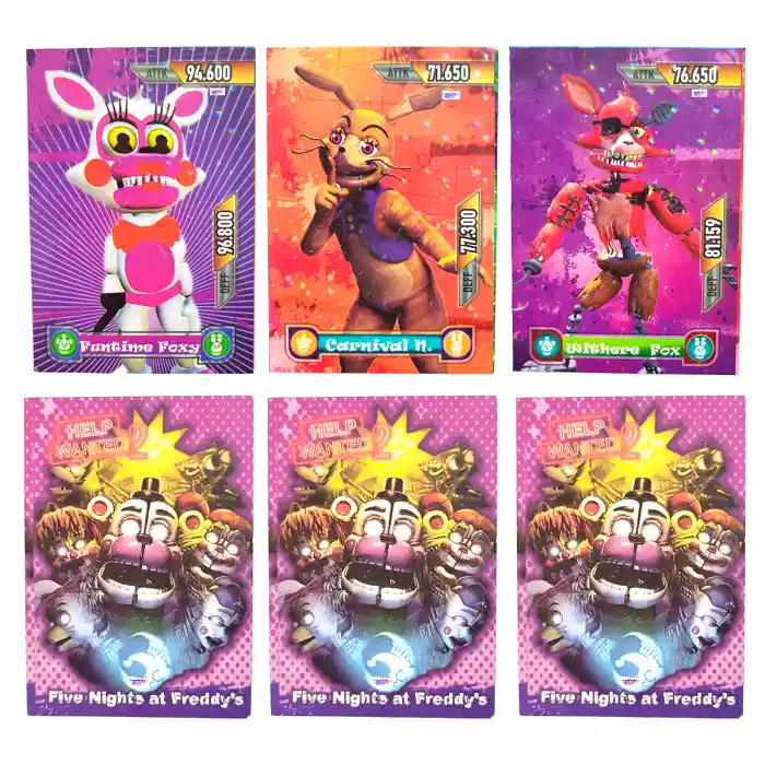 150 Cartas De Juego Coleccionables Five Nights At Freddys